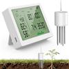 EXTSUD 7 in 1 Misuratore PH Terreno, Misuratore umidità Terreno Misuratore di Termometro Terreno Misuratore Fertilità Misuratore Luce Solare e Misuratore di umidità Ambientale per Giardinaggio Piante