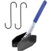 Lepidi Utensile per Pinza Freno a Cricchetto, Utensilo per Pressatura del Freno, Divaricatore del Pistone del Freno, Arretratore Pistoncini Freni, con 2 Ganci di Sostituzione Pastiglie Freno