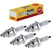 Tûche Set 4 candele di accensione compatibile con moto ngk dpr8ea9 DPR8EA-9
