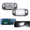njssjd 2 luci a LED per targa, per Volkswagen Golf MK3 III 91-97 MK3 Cabrio 93-98 Polo III MK3 Estate Classic Polo Variant per Seat Coidoba 6K Cordoba Vario 6K Canbus senza errori Tag lampada