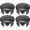 A ABSOPRO 4pz 63mm 62mm Ruota Centro Mozzo Cappucci Coprimozzo Coperture Universale Nero
