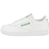 Reebok Club C 85, Scarpe da Ginnastica Basse Donna, Bianco (Ftwr White/ Ftwr White/Gold Met), 36 EU