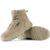 FREE SOLDIER Stivali tattici impermeabili da uomo 6 pollici, di alta qualità in vera pelle ultraleggero All Terrain Militare Scarponi da trekking, Nero, 46 EU
