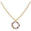 SINGULARU - Collana Bubbles. Ottone con Finitura Placcata Oro 18 Kt. Catena a Lunghezza Regolabile 45 cm. Gioielli da Donna