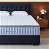 keepsweets Materasso a molle insacchettate, 180 x 200 cm, ergonomico, a 7 zone, grado di durezza H3, altezza 20 cm