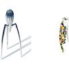 Alessi PSJS Juicy Salif Spremiagrumi Manuale di Design in Fusione di Alluminio & AAM32 1 Proust Parrot Cavatappi per Vino di Design, in Alluminio Profuso e PC, Multicolore