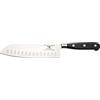 Rockingham Forge FRF Coltello Santoku 18 cm, completamente forgiato, manico in legno Pakka, palissandro, 9009SK/7