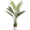 GarveeLife Artificiale Areca Palma Albero | Pianta Artificiale 105/110Cm | Palma Artificiale | Grande Pianta Artificiale Come Reale Per Soggiorno e Ufficio