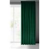 Eurofirany Madlen - Tenda in velluto, con nastro pieghevole, morbida, 200 g/m², elegante, liscia, tinta unita, moderna, classica, soggiorno, camera da letto, 140 x 300 cm, colore: verde