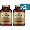 Solgar Bipacco 2x100 perle Solgar Natural Vita D3 integratore Vitamina D3