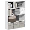 Furinno PASIR Libreria, Libreria a 4 Ripiani con Ripiani Aperti, Libreria da Terra, 23,62 x 79,5 x 106,2 cm, Facile da Montare, per Ufficio Domestico, Camera da Letto, Soggiorno, Bianco