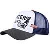 Coastal - Berretto Trucker Cap - Pink Carb - Bianco/Rosso bianco Taglia unica
