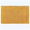 Homescapes Grande tappetino da bagno senape, XXL tappetino da bagno 70x120 cm, tappetino da bagno in cotone premium con design reversibile