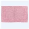 HOMESCAPES Tappetino da Bagno, Lusso 1600gsm Extra Morbido 100% Cotone, Tappetini da Bagno Reversibili Antiscivolo, Lavabile, Super Assorbente, Asciugatura Rapida, Tappeto da Bagno Rosa Cipria, 50 x