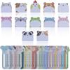 JRSHIRLEYLTD 24 pezzi di note adesive, piccole note adesive per bambini, foglietti adesivi per la scuola, Kawaii, blocco note piccolo, blocco note adesivo, ideale per ufficio, bambini, studenti, con 30 piccoli