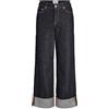 JJXX JXTOKYO Vega Wide HW Fold UP R269 DNM | Wide Leg Fit, Semplice, Casual, Temperatura massima 30°C ciclo normale