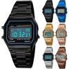 Yuehuamech - Orologio da uomo digitale al quarzo, orologio da polso da lusso per affari, cronografo elettronico impermeabile da 30M, orologio sportivo con cinturino in acciaio inossidabile