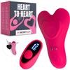 MySecretCase Vibratoreper Donna Telecomando 10 Vibrazioni e 4 Intensità Vibratore Clitorideo Magnetico con Comando a Distanza Vibratore Piccolo Mutandine Vibranti Sexytoysys Coppia IPX6 USB