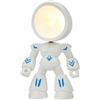 Dudùu Puppy Superhero - Lampada LED Tascabile a Forma di Supereroe, Luce Notturna e da Lettura, Senza Fili, Regalo e Bomboniera, Decorazione Cameretta, Scrivania e Feste a Tema (Bianco)