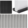 LEIMEND 3 Pezzi Paraspifferi Sottoporta per Porte Blindate e Porte Interne ed Esterne da Previene Spifferi e Infiltrazioni di Polvere Acqua Luce Insetti e Rumori (Nero, 95 cm)