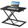 KEYSAFER Convertitore da scrivania regolabile in altezza, 60 x 34 cm, supporto ergonomico per tastiera e mouse per scrivania, monitor da tavolo e supporto per laptop per l'ufficio di casa