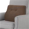 GOFORIT Cuscino lombare ergonomico per divano e poltrona, cuscino lombare in memory foam a doppio strato con tenuta salda, cuscino lombare stabile per seduti a lungo, rivestimento lavabile, per letto