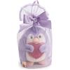 NICI Set Peluche Pinguino Waddle Viola 8 cm con Borsetta a Cuore e Costume in Organza in Scatola Regalo - mymochi Lifestyle, Kawaii da Collezione | 63444