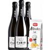 3 Franciacorta DOCG Fario Brut + Amica Chips Sale Marino Alfredo's 3 x 150gr - Bollicine