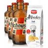 Ichnusa Non Filtrata da 24 x 33cl + Amica Chips Sale Marino Alfredo's 3 x 150gr - Birre