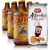 Birra Raffo Lavorazione Grezza da 24 x 33cl + Amica Chips BBQ Alfredo's 3 x 130 gr - Birre