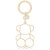 TOUS Portachiavi Silhouette con sagoma di orso Bold Bear in colore oro. Dimensioni (altezza x larghezza): 5,60 x 4,50 cm.