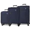 MOVOM Atlanta Set di valigie, taglia unica, blu, Taglia unica, Set di valigie