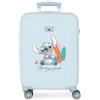 Disney Joumma Stitch From Hawaii Valigia da Cabina Blu 38x55x20 cm Rigido 2 kgs Lucchetto a Combinazione Laterale ABS 2 kgs 35L Bagaglio a Mano