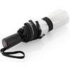 Knirps Ombrello tascabile A.200 Medium Duomatic - Compatto e resistente alle tempeste - Galleria del vento testata - Trasparente