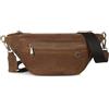 Marc Peter Georgia Marsupio in pelle | Marsupio con cintura di ricambio | Crossbody Marsupio in pelle | Hip Bag, abbronzatura vintage, Classico