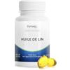 Dynveo Olio di lino biologico | Olio di lino capsule molli vegani | RICCO IN ACIDO ALFA-LINOLENICO (ALA) | Omegas-3-6 e 9 | 60 capsule (1 mese) | Produzione francese | Dynveo