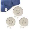 Helweet Clip per Cappello da Golf, Marcatori per Palline da Golf, Clip per Berretto da Golf, Clip Magnetica per Cappello per Golf con Forte Magnete, Attacca Facilmente a Cappello, Cintura, Tasca, Guanti