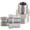 YHZNAGEM Pedal Extender Bicicletta Pedal Spacer, 1 paio di allungamenti per pedali in acciaio cromato molibdeno, adatti per bicicletta da 9/16 pollici, per mountain bike, BMX, per strada, 16 mm di lunghezza
