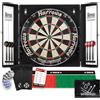 Harrows Top Shot - Set di freccette ufficiali da competizione, armadietto in alluminio, 6 freccette da trofeo, linea di lancio Oche e copertura resistente all'acqua, set regalo completo per freccette