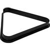 BILMAG Pool Billard Triangolo Basic - Triangolo in PVC per palline da biliardo da 57,2 mm, nero