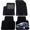 MTC Automotive Tappetini Opel Crossland X dal 2017, Set 4 Pezzi, Su Misura | Tappetino Gomma Auto in Moquette Nera, Battitacco Gomma, Bottoni Fissaggio Inclusi