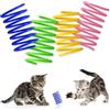JRSHIRLEYLTD 20 pezzi giocattoli per gatti, giocattolo per gatti a spirale, giocattolo a molla per gatti, multicolore, per gatti, gattini, animali domestici, giocattolo interattivo