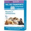 VETOFORM - Mal di Trasporto Cane & Gatto - 30 Compresse | Nausea e vomito in Auto, Treno o Aereo - Da Dare 1 ora Prima del Viaggio - Formula Naturale - Laboratorio Francese