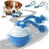 AMFUN Palla per Cani Interattiva, Pallina Ricaricabile USB Che Si Muove da Sola, Palla Giocattolo per Cani Elettrica, Giocattolo Interattivo Adatta a Tutte le Razze e per Tutte le Età, Blu
