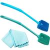 REBECASKYENS 3 pezzi Acquario Raschietto Alghe Spugna Spazzola,40 cm Pulizia Scrubber,Spugna Raschietto Alghe,Pulisci Acquario Magnetico,Pulizia Vasca Pesci Spazzola,per Acquario,Cucina