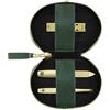 Zwilling Set manicure e pedicure da 3 pezzi con tronchesino compatto, vegan, verde Set per la cura delle unghie 1 pz.