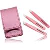 Tweezerman Micro Mini Pinzetten Set 3-tlg. Pink Pinzette 1 pz.