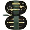 Zwilling Set per la cura delle unghie, manicure e pedicure da 6 pezzi con forbicine per unghie, vegan, verde Set per la cura delle unghie 1 pz.