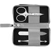 Zwilling Set manicure e pedicure da 3 pezzi con forbici per unghie combinate, vegano, grigio Set per la cura delle unghie 1 pz.