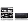 Zwilling Classic set manicure da 5 pezzi con forbicine per unghie, in pelle effetto coccodrillo, nero Set per manicure 1 pz.